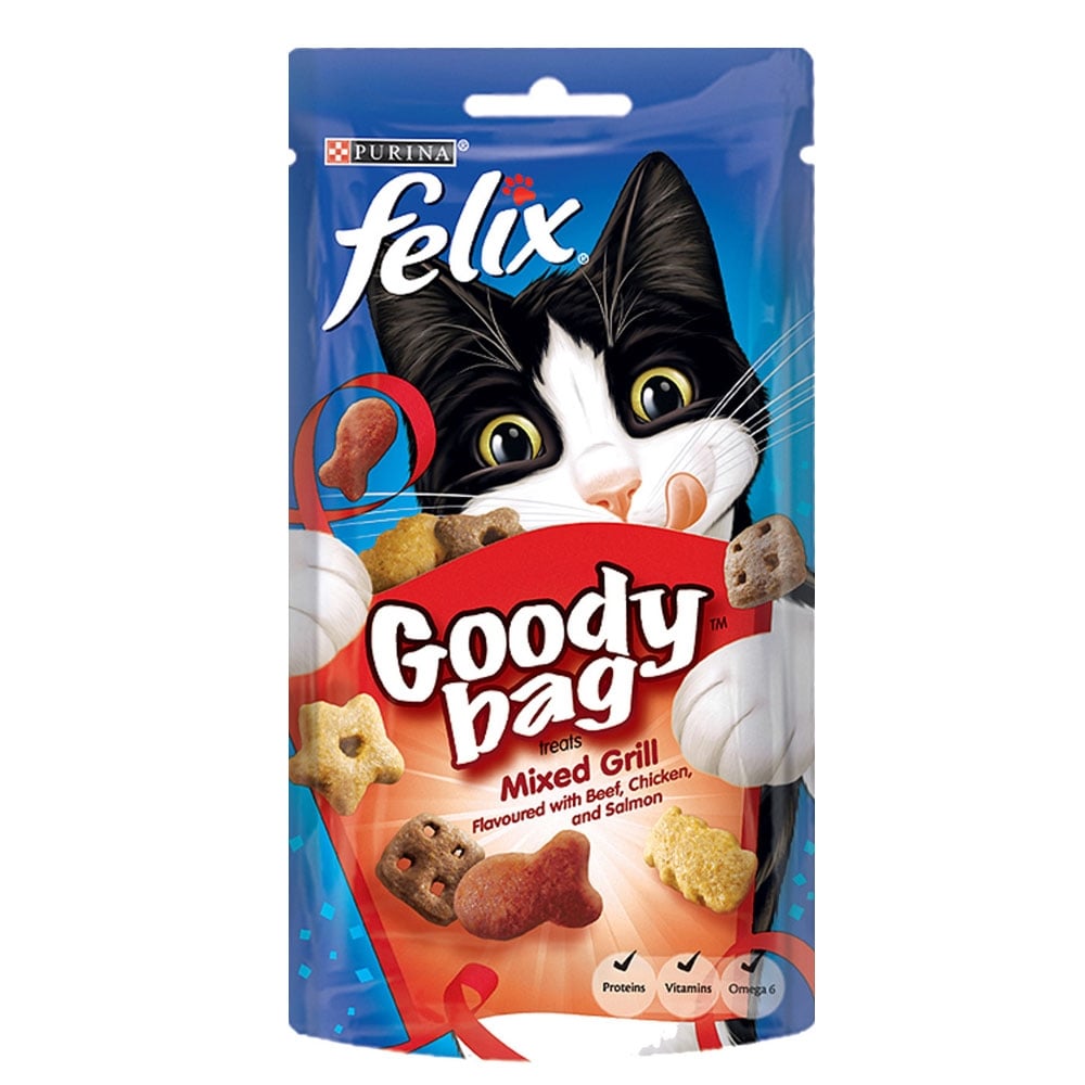 Felix Goody Bag Mixed Grill Cat Treats 60g