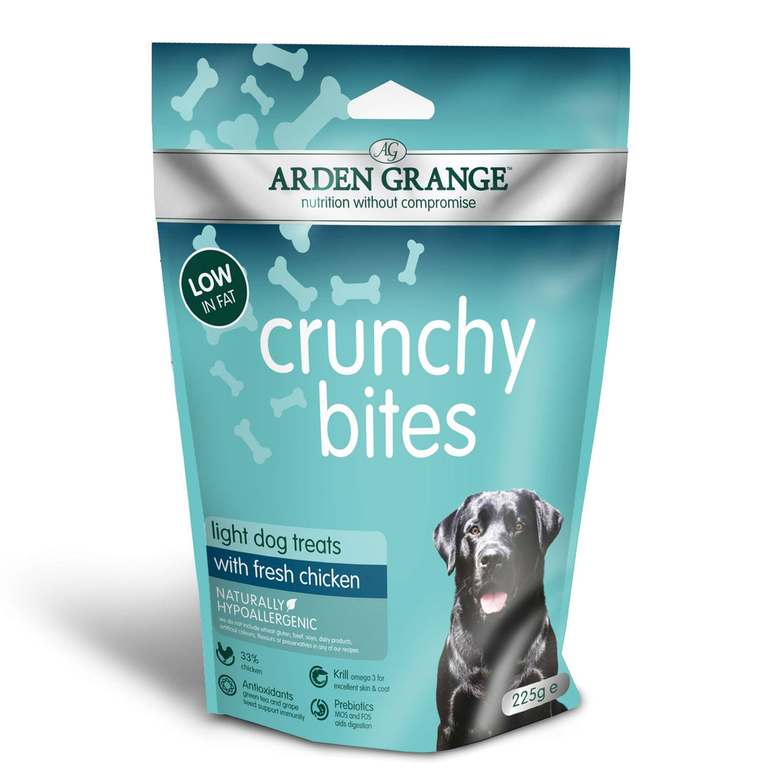 Arden Grange Crunchy Bites Light Dog Treats 225g