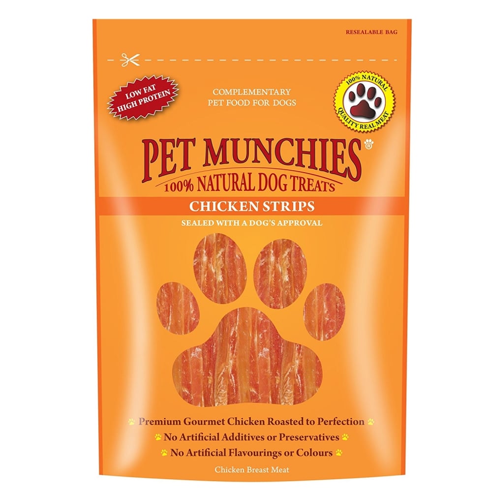 Pet Munchies Chicken Strips Dog Treats 90g