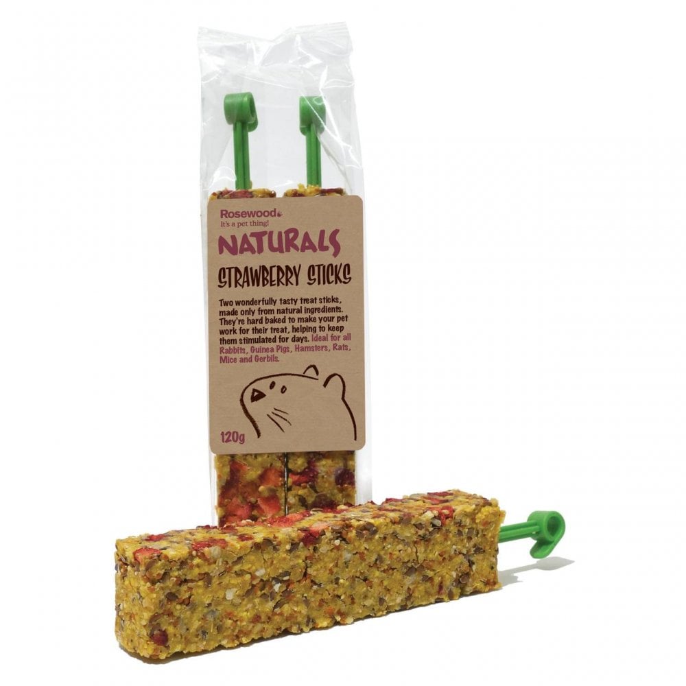 Naturals Strawberry Sticks 120g