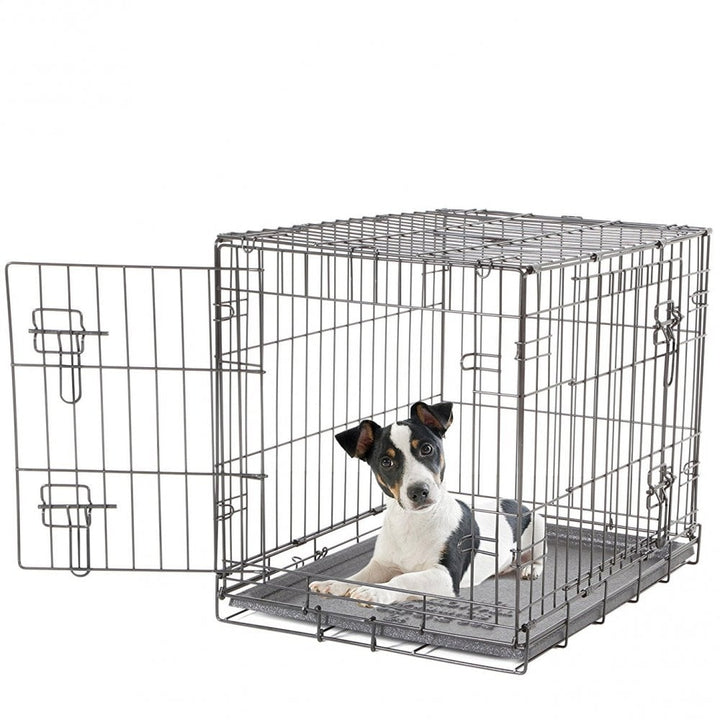 The Dogit 2 Door Black Dog Crate in Black#Black