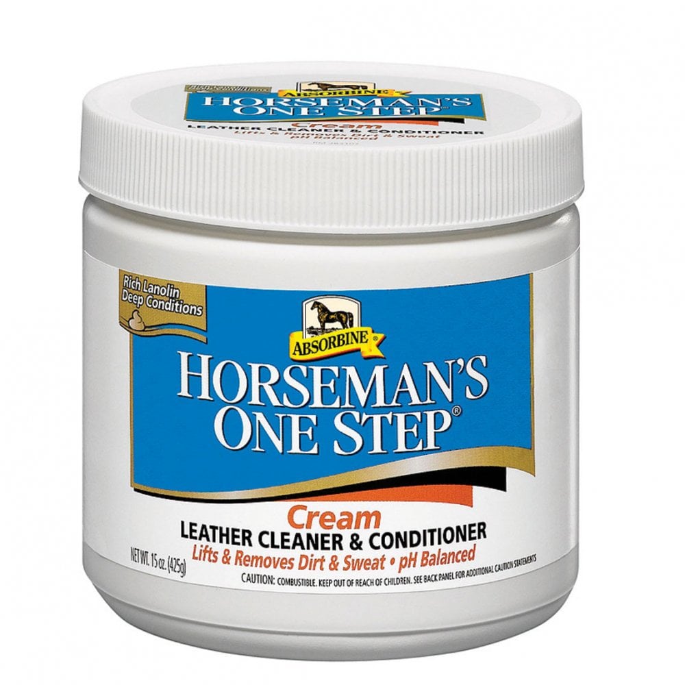 Absorbine Horseman's One Step Leather Cleaner & Conditioner Cream 425g
