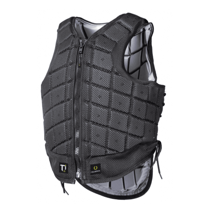 The Champion Titanium Childrens Body Protector in Black#Black