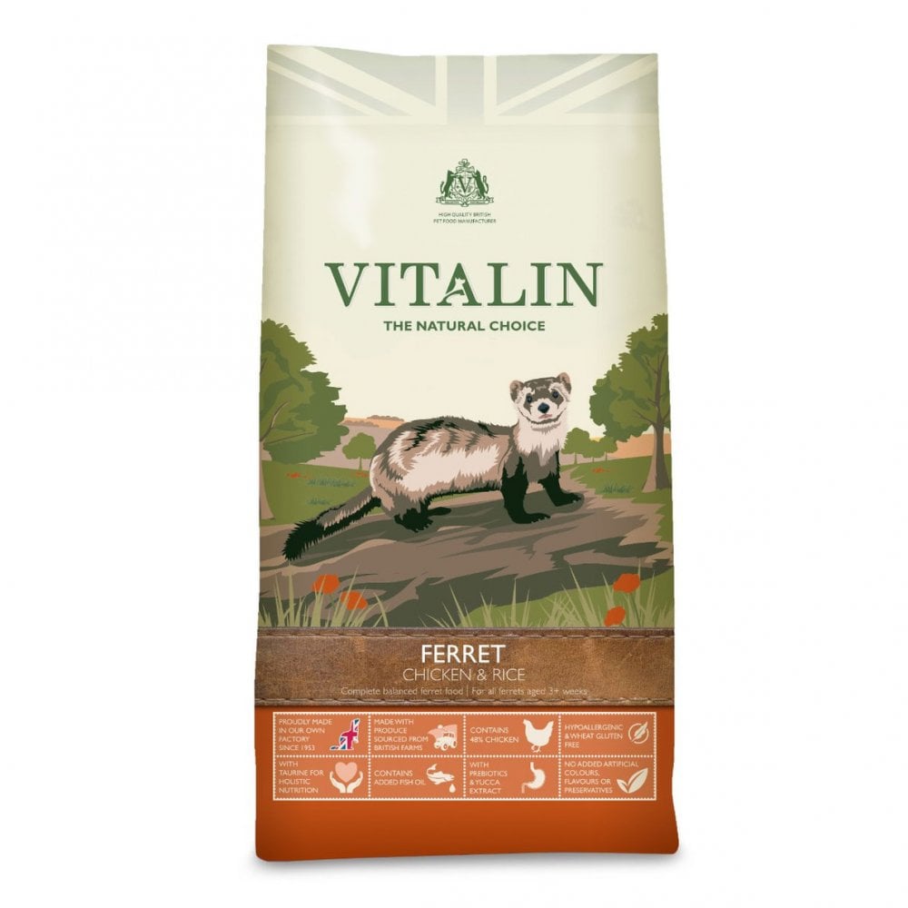 Vitalin Ferret Food with Chicken & Rice 2kg