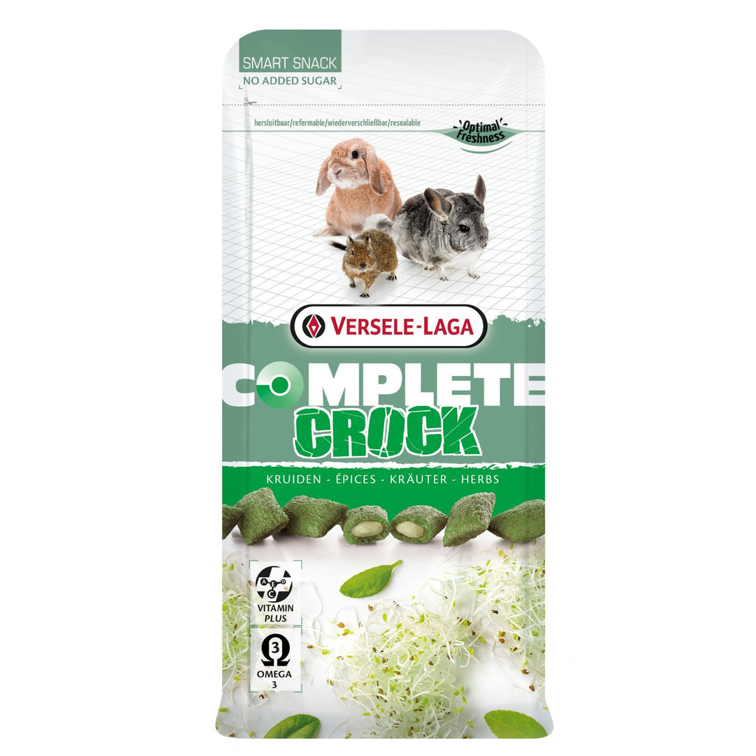 Versele-Laga Crock Complete Small Animal Treats with Herbs 50g