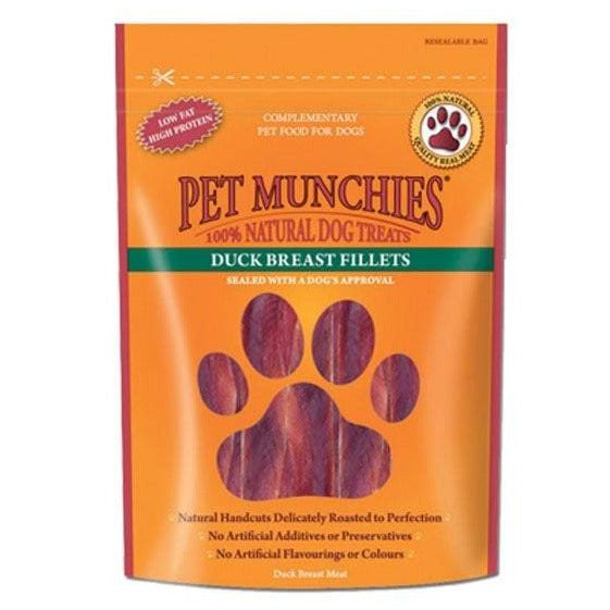 Pet Munchies Duck Fillet Dog Treats 80g