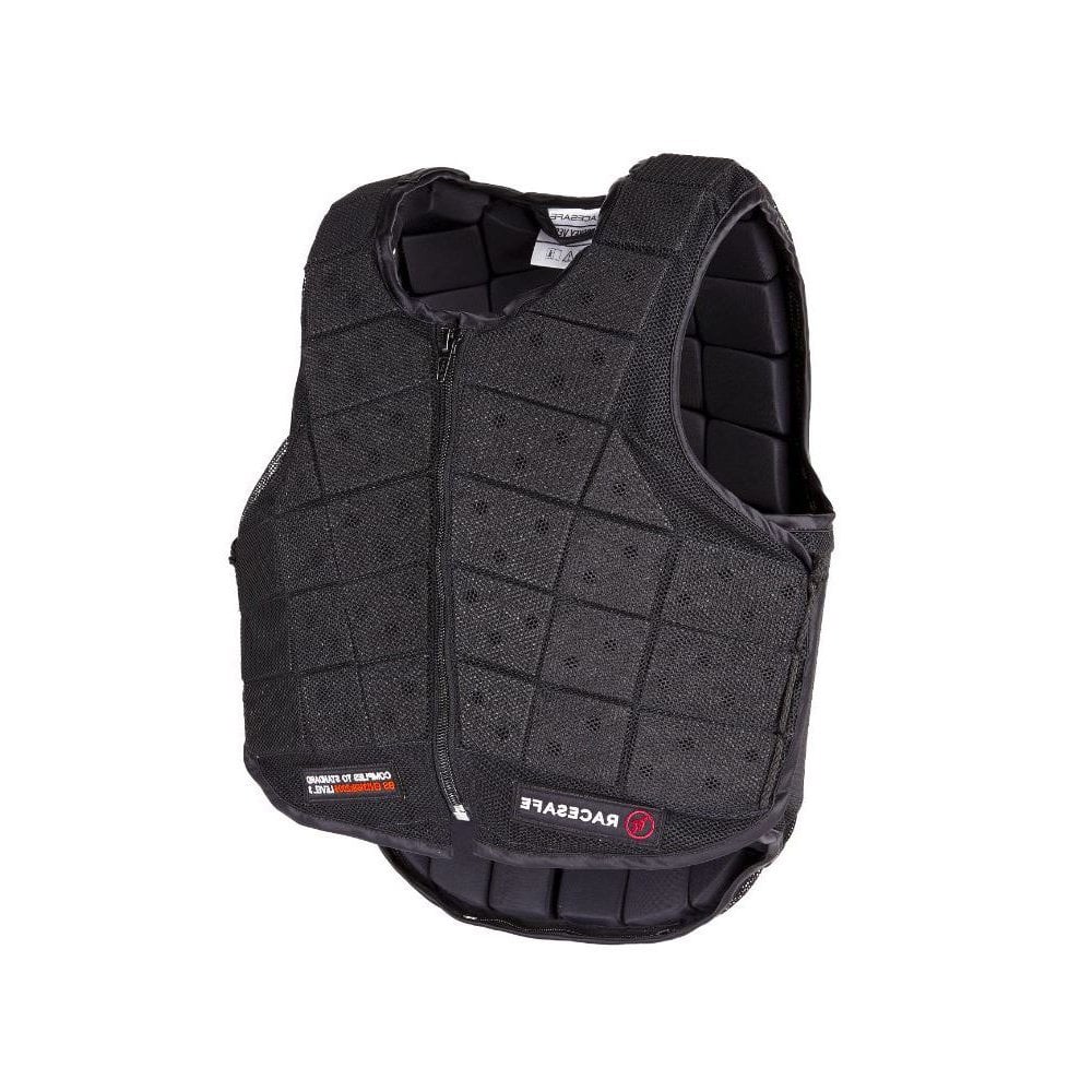 The RaceSafe Jockey Vest National Hunt Level 4 in Black#Black