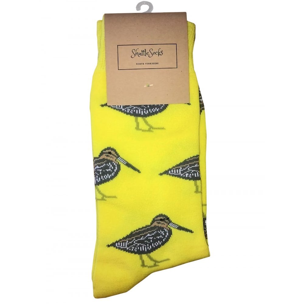 The Shuttle Socks Mens Woodcock Socks in Yellow#Yellow