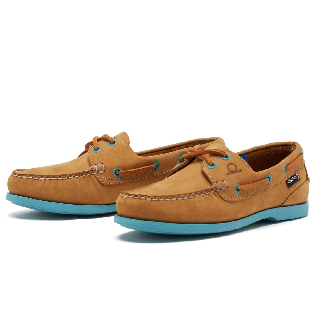 Chatham Ladies Pippa II G2 Deck Shoe#Tan