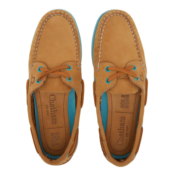 Chatham Ladies Pippa II G2 Deck Shoe#Tan