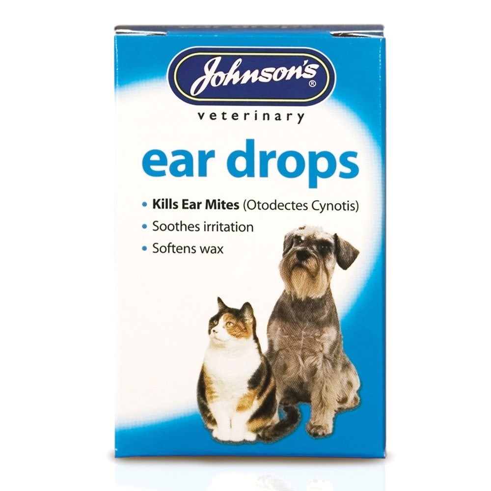 Johnsons Ear Drops for Cats & Dogs 15ml