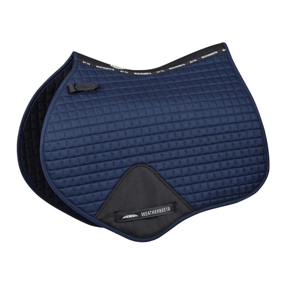 The Weatherbeeta Prime Jump Saddle Pad in Navy#Navy