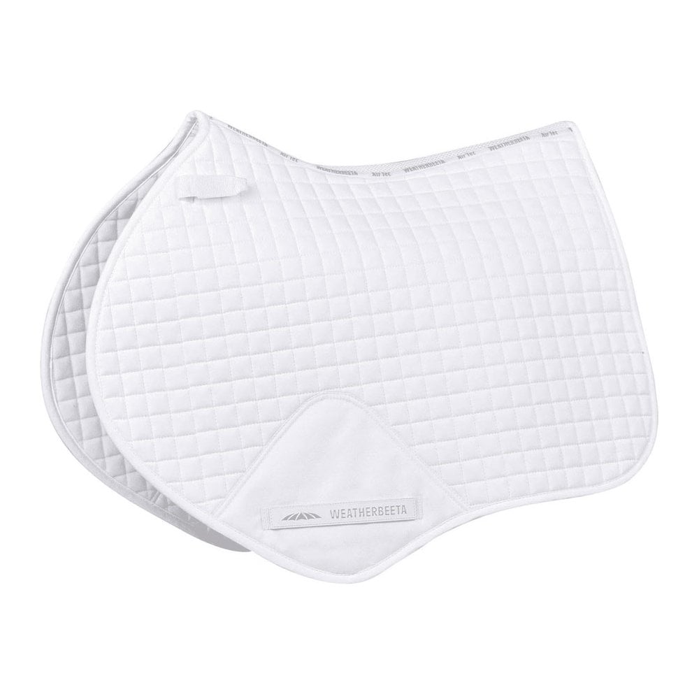 The Weatherbeeta Prime Jump Saddle Pad in White#White