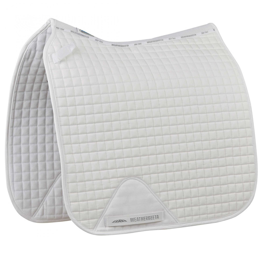 The Weatherbeeta Prime Dressage Saddle Pad in White#White