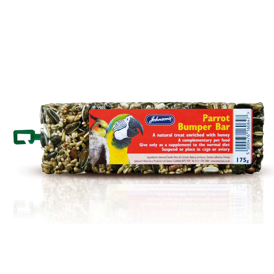 Johnsons Parrot Bumper Seed Bar 175g