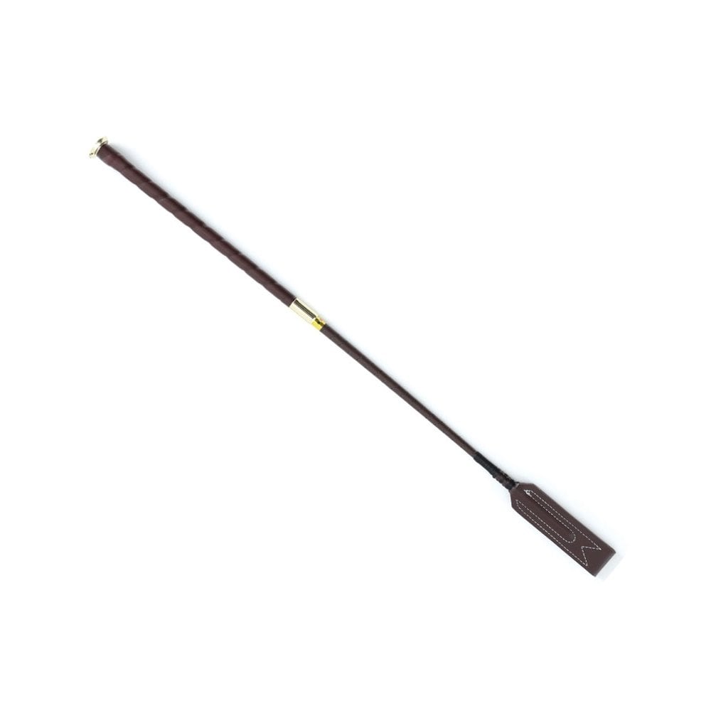 The Premier Equine Volterra Jumping Whip in Brown#Brown