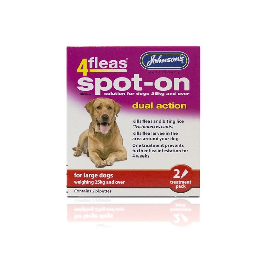 JVP 4Fleas Spot-On for Large Dogs 2 Pips