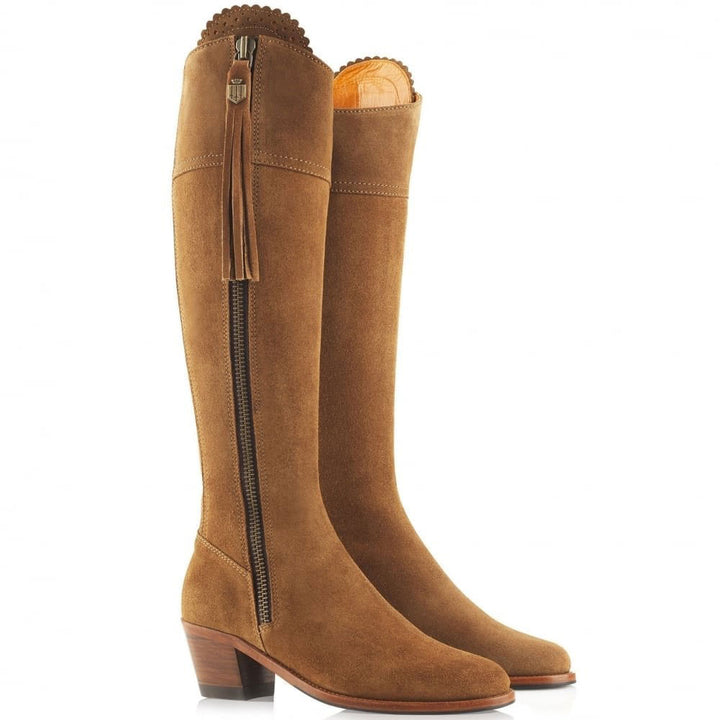 Fairfax & Favor Ladies Regina Suede Heeled Boot