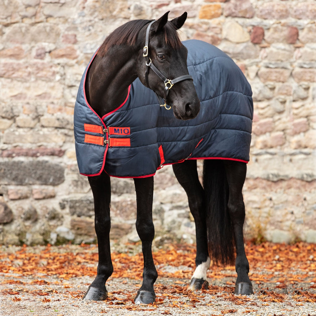 The Mio Insulator 150g Standard Neck Stable Rug in Navy#Navy