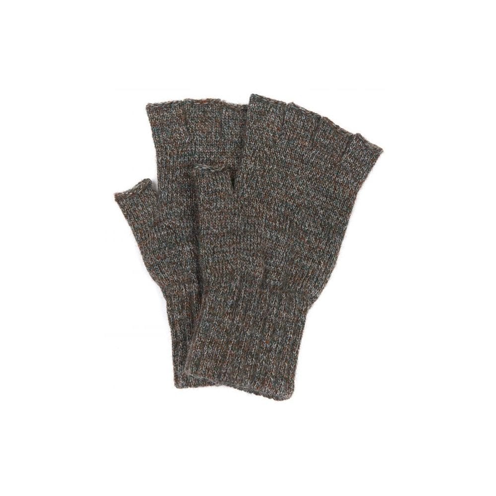 The Barbour Fingerless Gloves in Green#Green