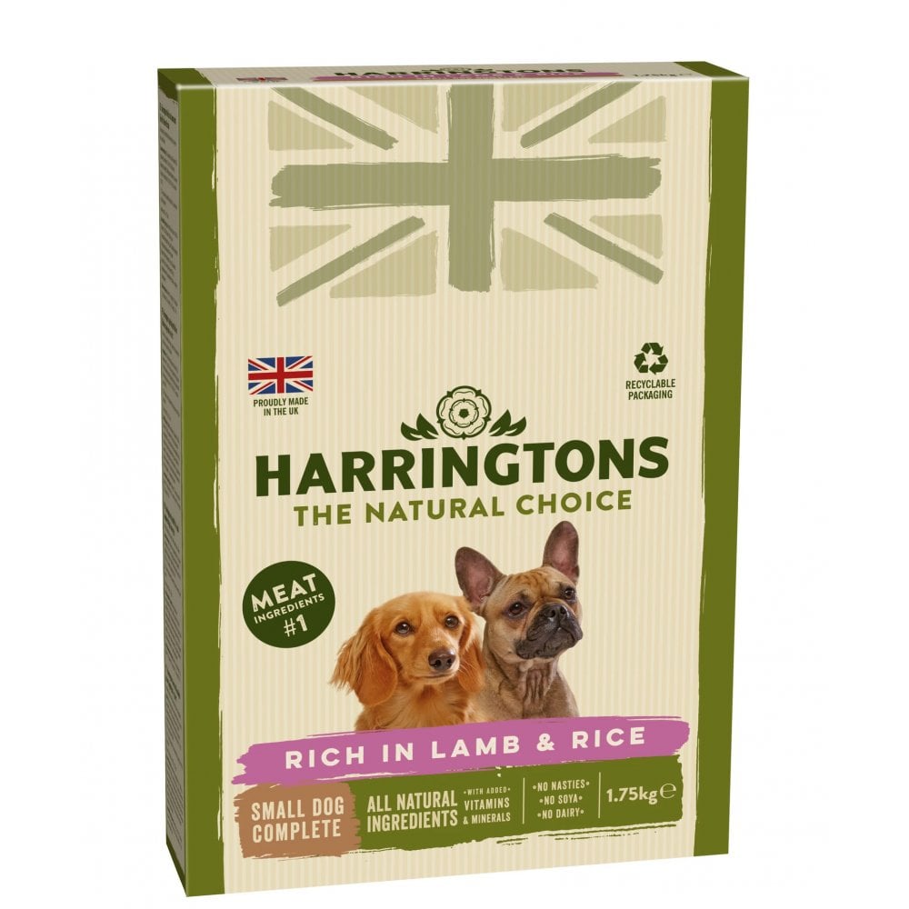 Harringtons dog food lamb and clearance rice