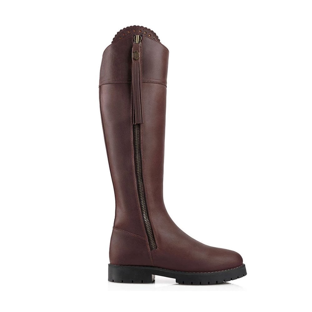 The Fairfax & Favor Ladies Explorer Boots in Dark Brown#Dark Brown