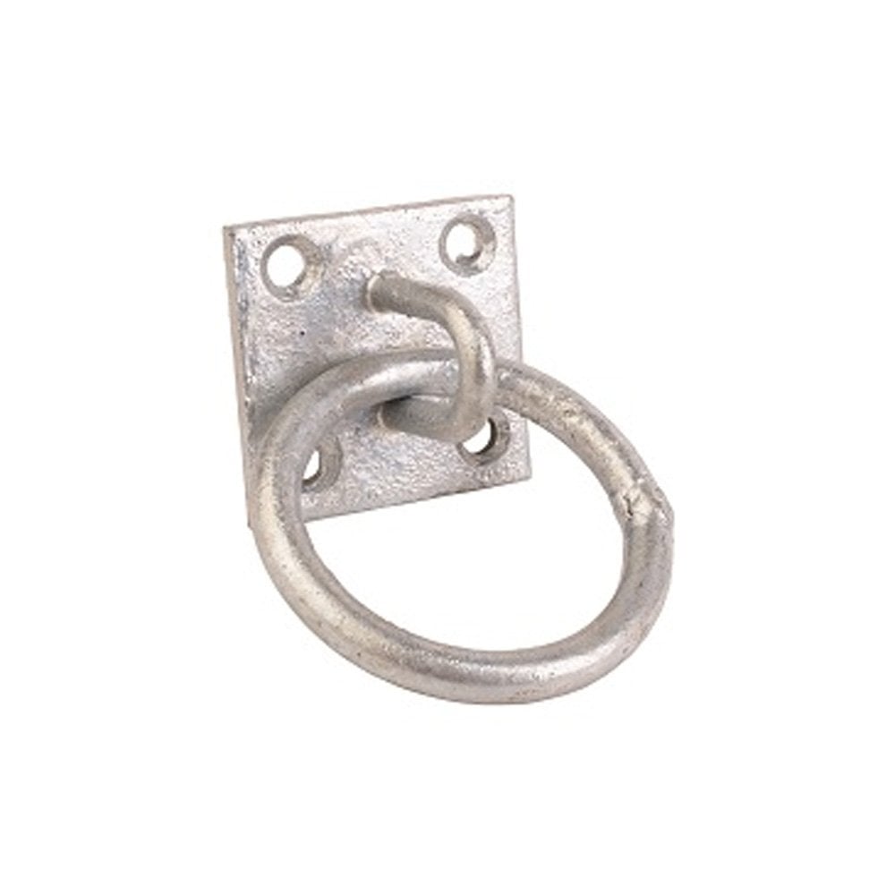 Chain Ring On Plate - Tie Ring Galvanised