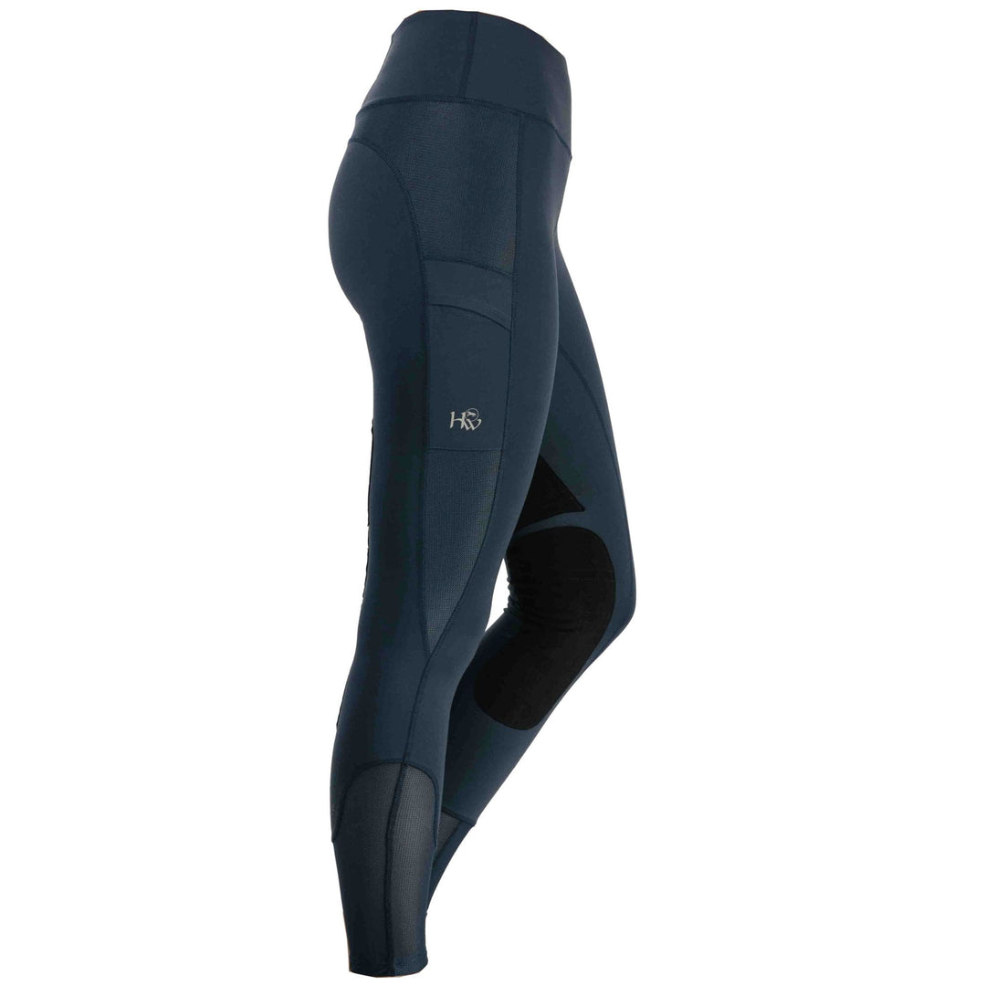 The Horseware Ladies Riding Tights in Navy#Navy