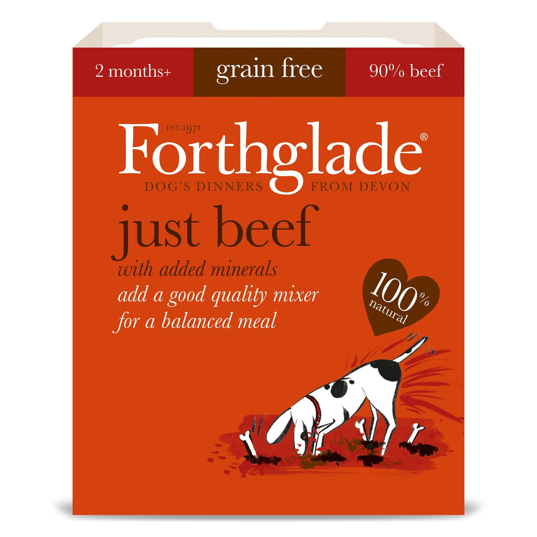 Forthglade Just Beef Grain Free Wet Dog Food 395g