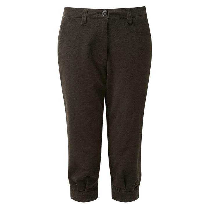 The Schoffel Ladies Moleskin Breeks in Dark Green#Dark Green