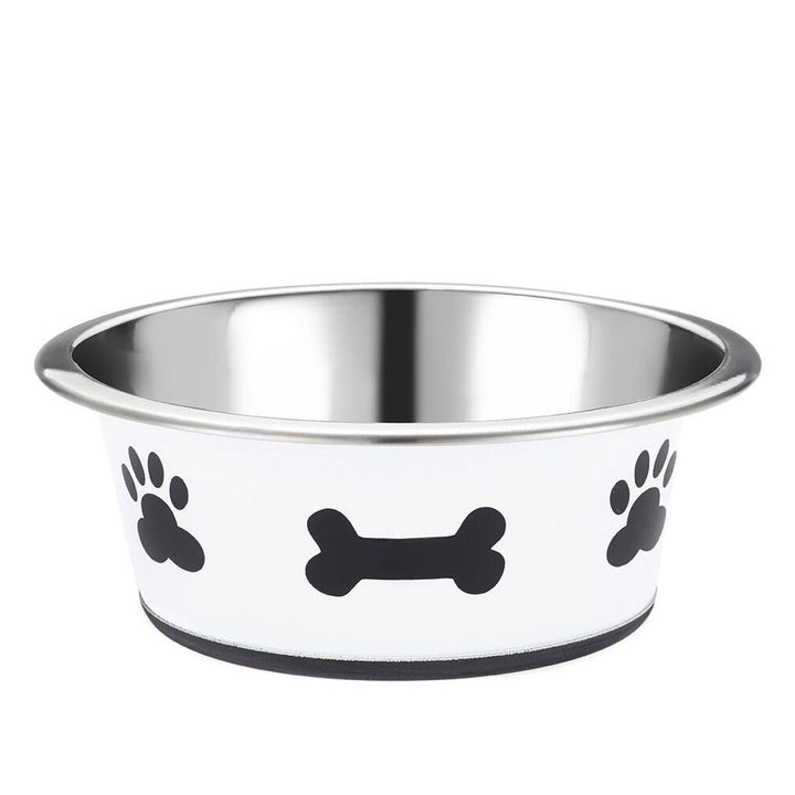 Classic Posh Paws Stainless Steel Neutral Pet Dish