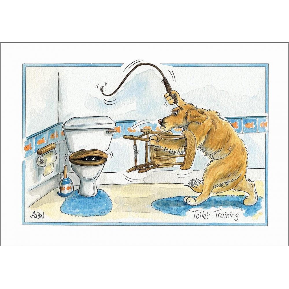 Splimple "Toilet Training" Greetings Card