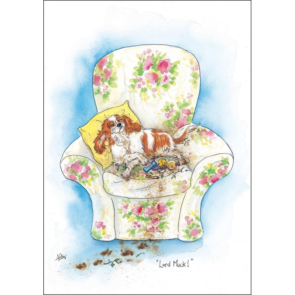 Splimple "Lord Muck" Greetings Card