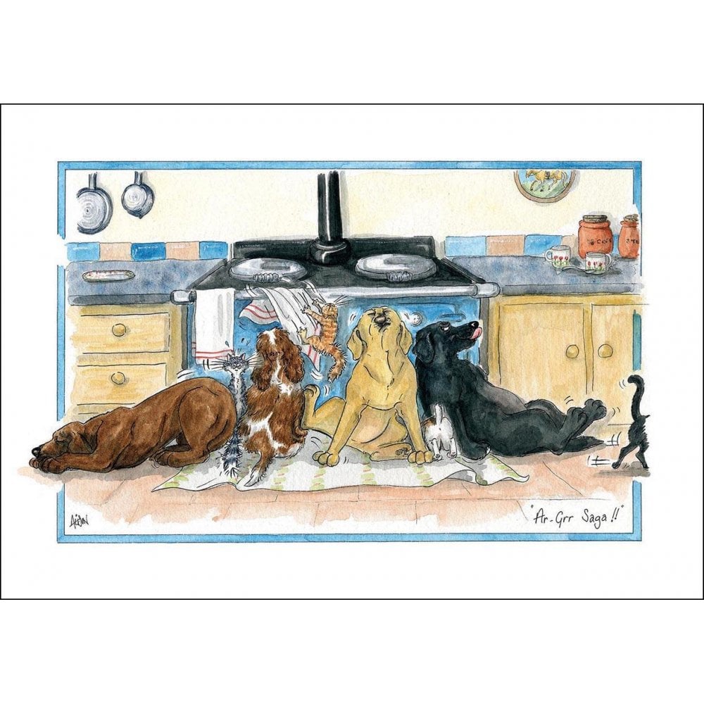 Splimple "Aga Saga" Greetings Card