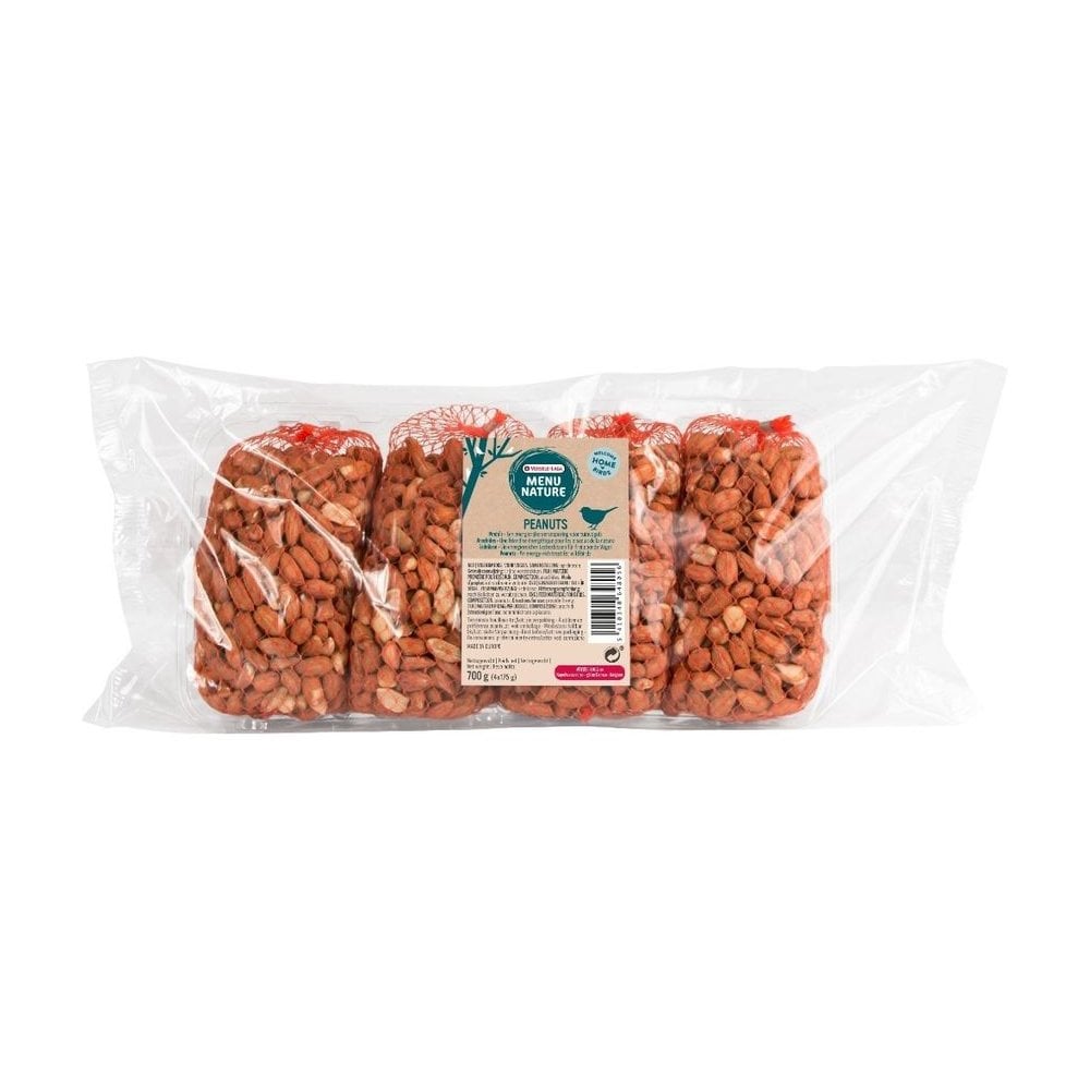 Versele-Laga Menu Nature Peanuts In Nets 4x175g For Wild Birds 4 x 175g