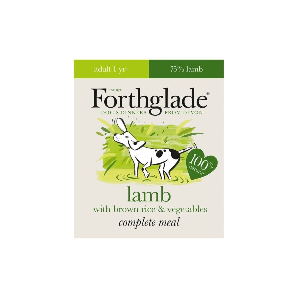 Forthglade Complete Lamb, Brown Rice Veg Wet Dog Food Millbry Hill