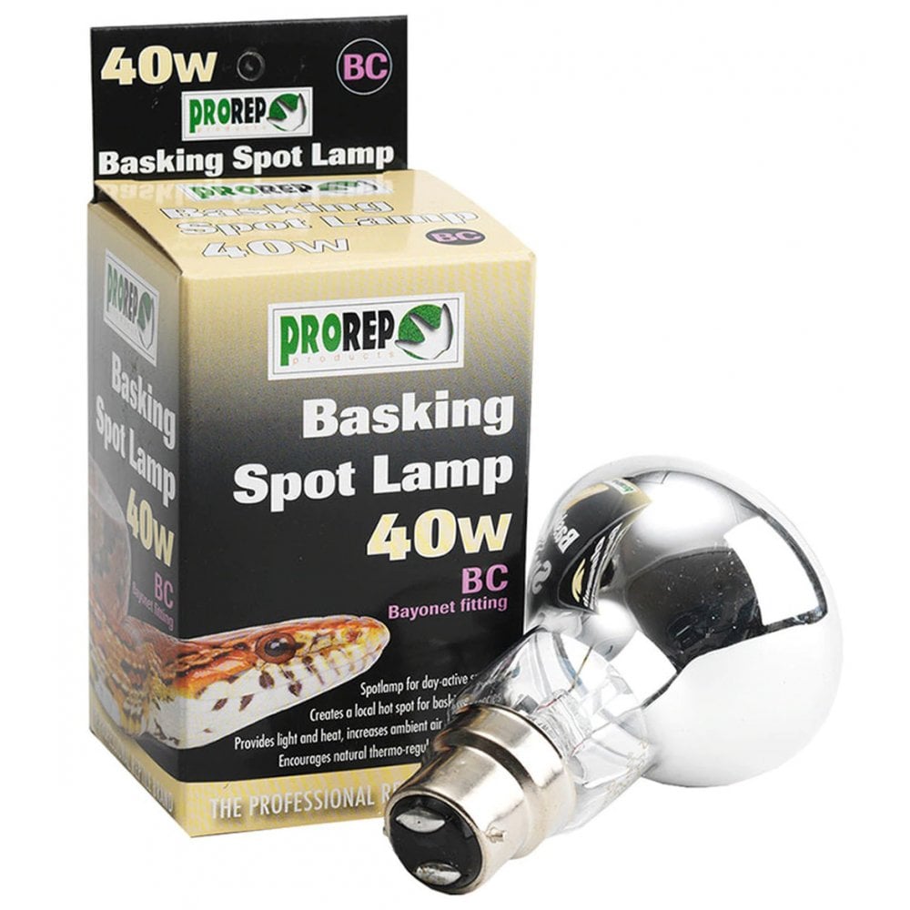 ProRep Basking Spotlamp 40W Bayonet Cap Reptile Heat Lamp