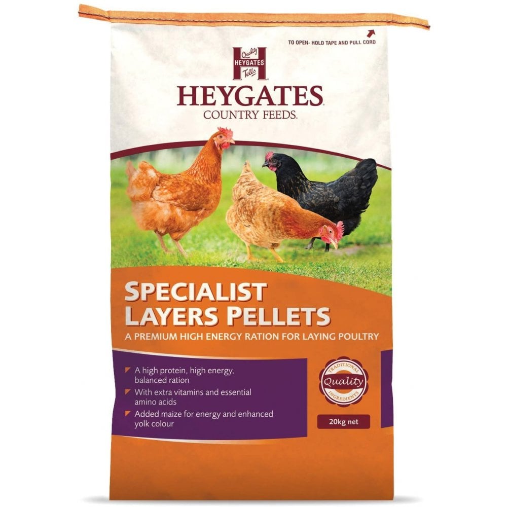 Heygates Specialist Layers Pellets 20kg