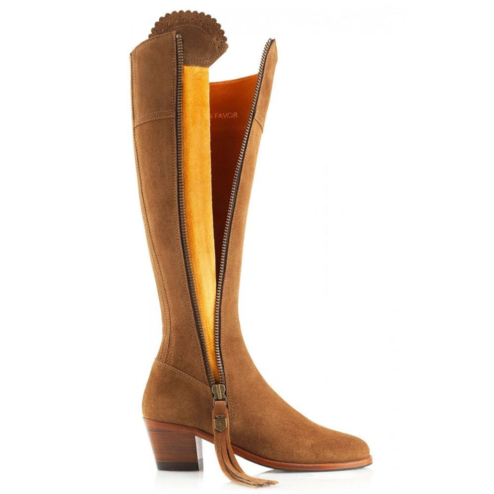 Fairfax & Favor Ladies Narrow Regina Suede Heeled Boot