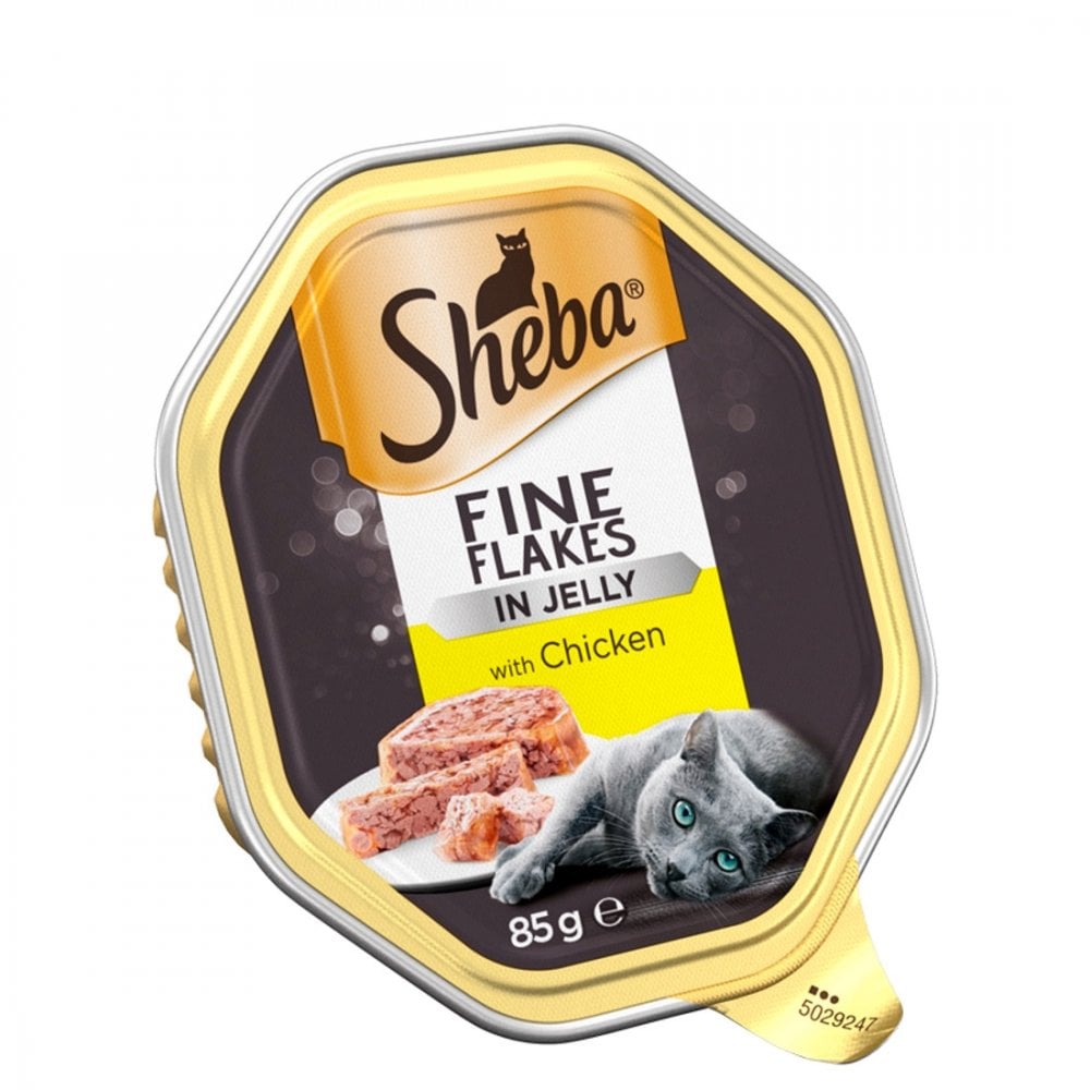 Sheba Fine Flakes Wet Cat Food with Chicken in Jelly Multipack