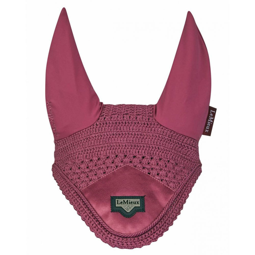 LeMieux Loire Satin Fly Hood in French Rose#French Rose