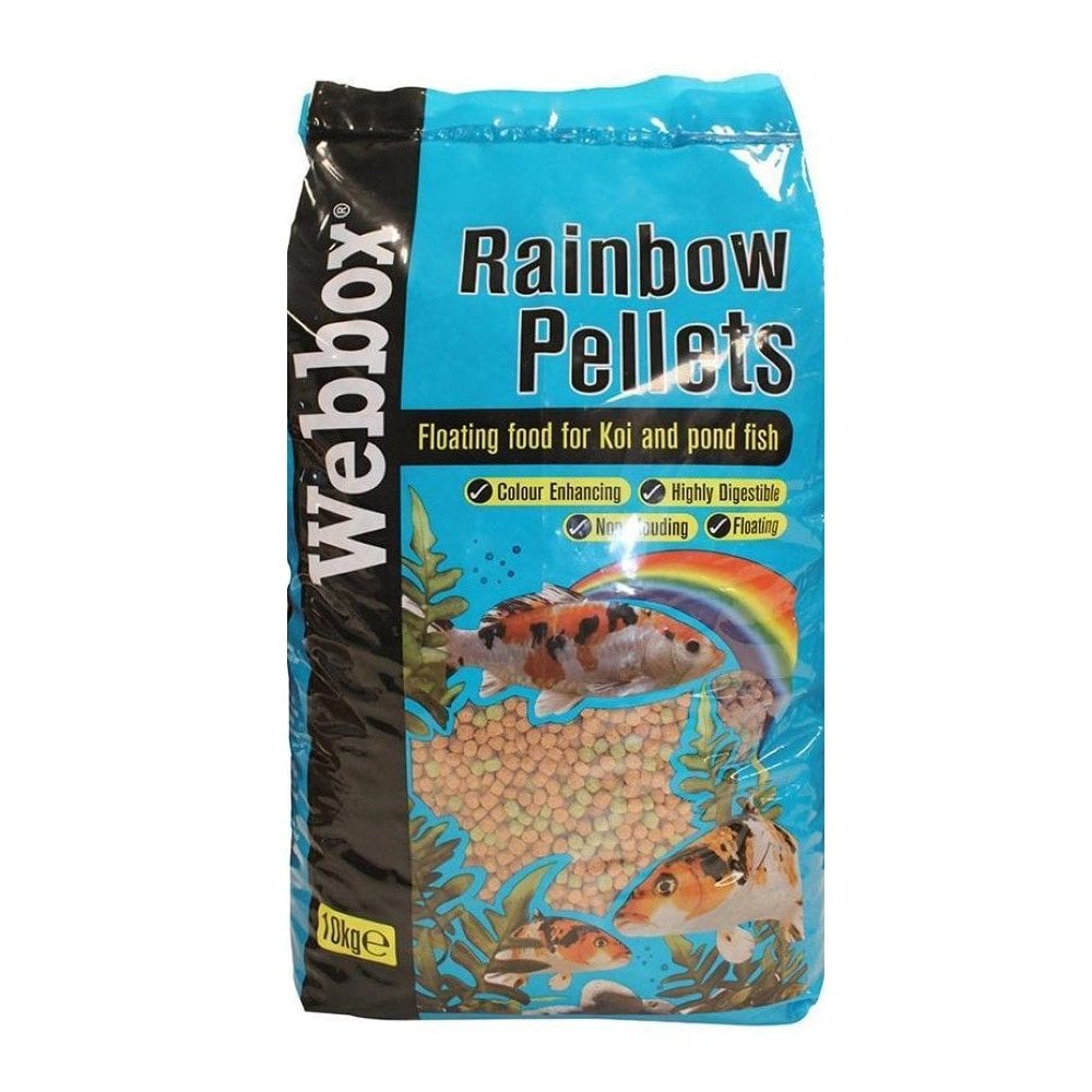 Webbox Pond Fish Rainbow Floating Pellets 10kg