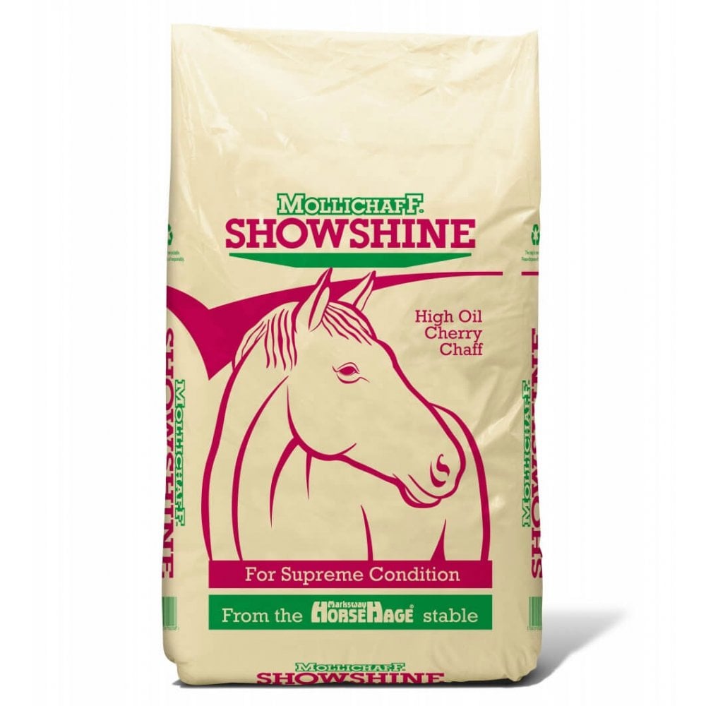 Mollichaff Showshine High Oil Cherry Chaff 12.5kg