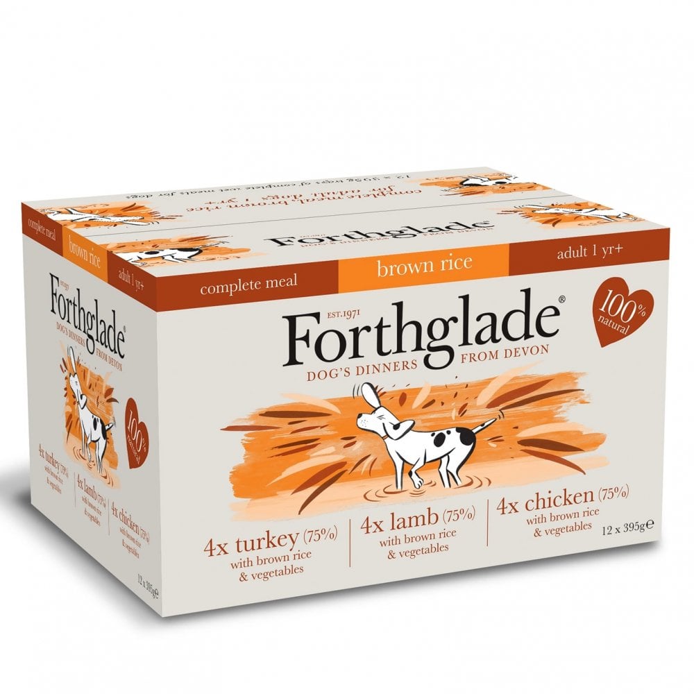 Forthglade Complete Adult Dog Food Variety Pack 12 x 395g