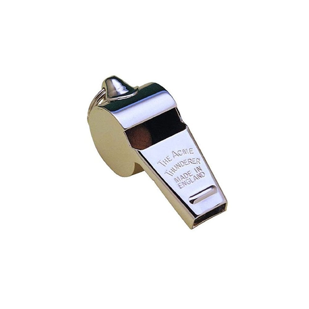 The Acme Nickel Thunderer Whistle in Black#Black