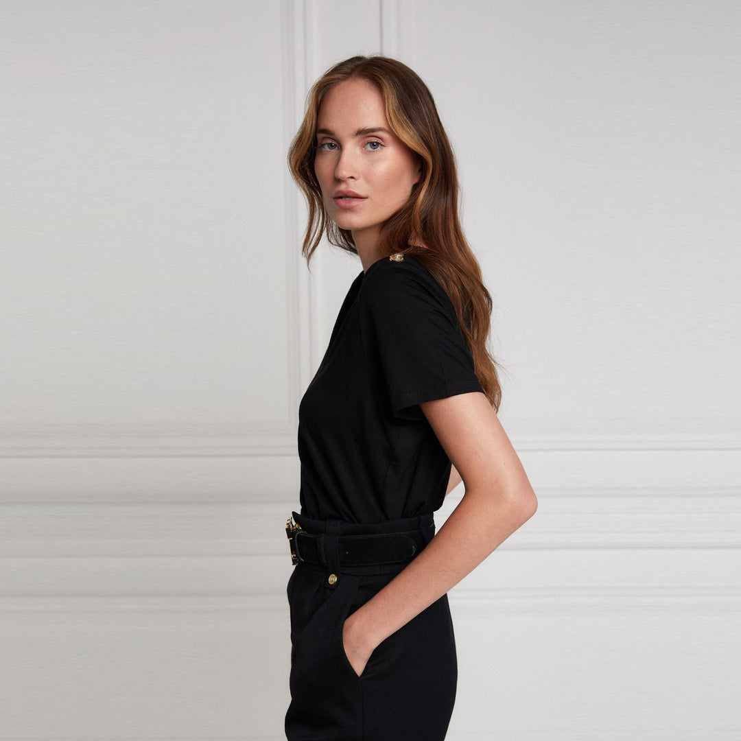 Holland Cooper Ladies Relax Fit Vee Neck Tee