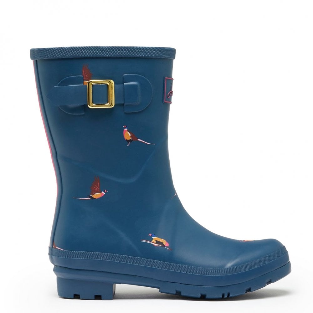 Joules Ladies Molly Welly in Blue#Blue