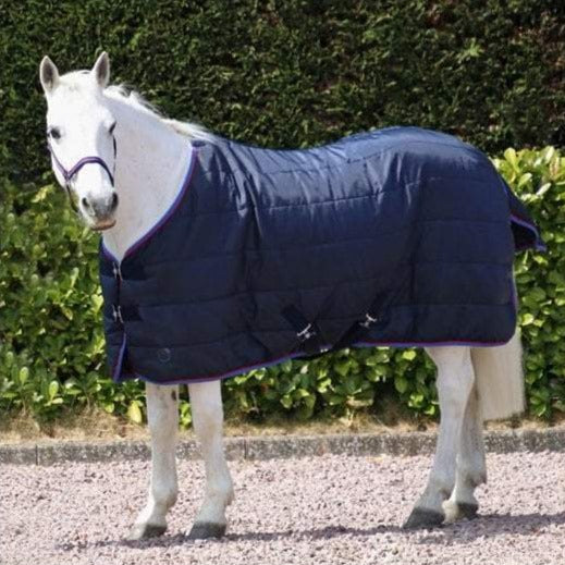 The Hy Signature 100g Lightweight Stable Rug in Navy#Navy