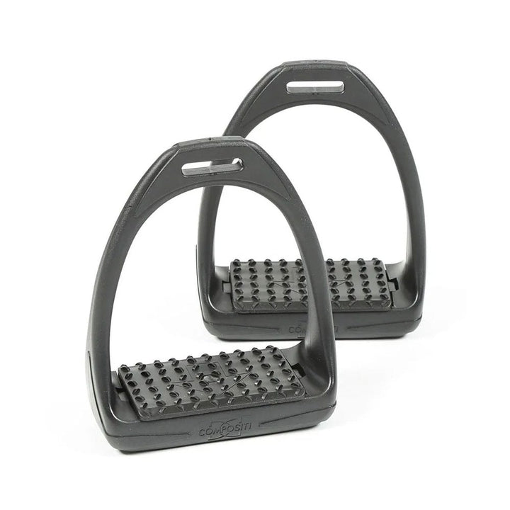 The Shires Compositi Reflex Stirrups in Black#Black