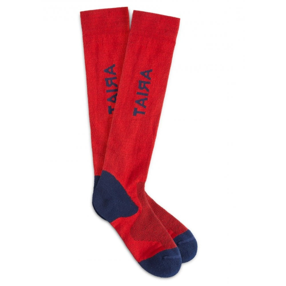 The Ariat Tek Performance Riding Socks in Navy#Navy